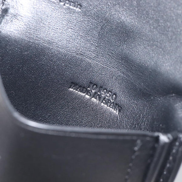 LOEWE Neck Coin Pouch Leather Black Auth 198798A