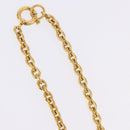 CHANEL COCO Mark Necklace Metal Gold Tone CC Auth 198801V-6