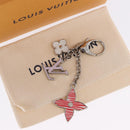 LOUIS VUITTON Bijou Sac Fleur de Epi BB Key Holder metal M64536 LV Auth 198804M-12