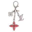 LOUIS VUITTON Bijou Sac Fleur de Epi BB Key Holder metal M64536 LV Auth 198804M-13