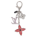 LOUIS VUITTON Bijou Sac Fleur de Epi BB Key Holder metal M64536 LV Auth 198804M-2