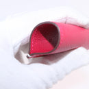 HERMES Lip Case Leather Pink Auth 198806M-10