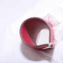 HERMES Lip Case Leather Pink Auth 198806M-9