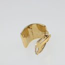 HERMES Earring Metal Gold Tone Auth 198808V-5