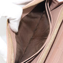 Miu Miu Long Wallet Leather Pink Gold Silver Auth 198810A-19