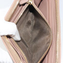 Miu Miu Long Wallet Leather Pink Gold Silver Auth 198810A-11