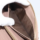 Miu Miu Long Wallet Leather Pink Gold Silver Auth 198810A-22