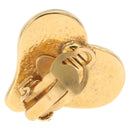 CHANEL Earring Metal Gold Tone CC Auth 198811V-7