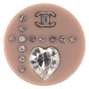 CHANEL Pierce Plastic Pink CC Auth 198812A-3