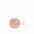 CHANEL Pierce Plastic Pink CC Auth 198812A-6