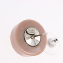 CHANEL Pierce Plastic Pink CC Auth 198812A-7