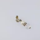 CHANEL Pierce Metal Silver CC Auth 198814A-13