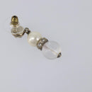 CHANEL Pierce Metal Silver CC Auth 198814A-14