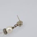 CHANEL Pierce Metal Silver CC Auth 198814A-16