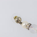 CHANEL Pierce Metal Silver CC Auth 198814A-3