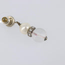 CHANEL Pierce Metal Silver CC Auth 198814A-6