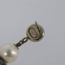 CHANEL Pierce Metal Silver CC Auth 198814A-9