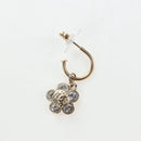 CHANEL Pierce Metal Champagne Gold CC Auth 198815M-9