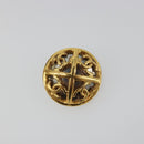 CHANEL Earring Metal Gold Tone CC Auth 198816V-2