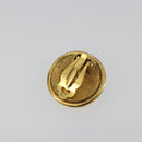 CHANEL Earring Metal Gold Tone CC Auth 198816V-3