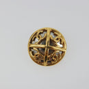 CHANEL Earring Metal Gold Tone CC Auth 198816V-6