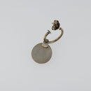 CHANEL Pierce Metal Silver CC Auth 198817-3
