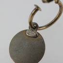 CHANEL Pierce Metal Silver CC Auth 198817-4