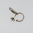 CHANEL Pierce Metal Silver CC Auth 198817-5