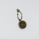 CHANEL Pierce Metal Silver CC Auth 198817-8