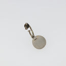 CHANEL Pierce Metal Silver CC Auth 198817-9