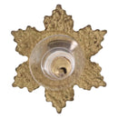 CHANEL Pierce Metal Gold Tone CC Auth 198819-3