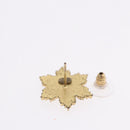 CHANEL Pierce Metal Gold Tone CC Auth 198819-4