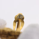 CHANEL Earring Metal Gold Tone CC Auth 198820-11