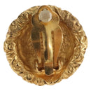 CHANEL Earring Metal Gold Tone CC Auth 198820-8