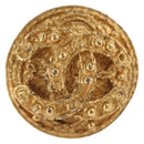 CHANEL Earring Metal Gold Tone CC Auth 198822V-7