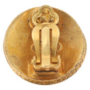 CHANEL Earring Metal Gold Tone CC Auth 198822V-8