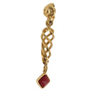 CHANEL Earring Metal Gold Tone CC Auth 198823V-13