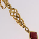 CHANEL Earring Metal Gold Tone CC Auth 198823V-16