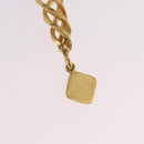 CHANEL Earring Metal Gold Tone CC Auth 198823V-18