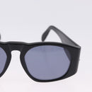 CHANEL COCO Mark Matelasse Sunglasses Plastic Black Gold CC Auth 198824-5