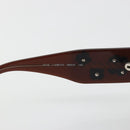 CHANEL Camelia Sunglasses Plastic Brown CC Auth 198827-13