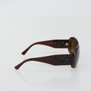 CHANEL Camelia Sunglasses Plastic Brown CC Auth 198827-5