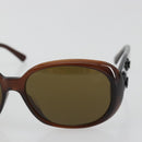 CHANEL Camelia Sunglasses Plastic Brown CC Auth 198827-7