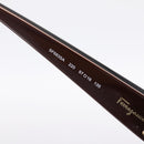 Salvatore Ferragamo Sunglasses Plastic Brown Gold Auth 198828A-11