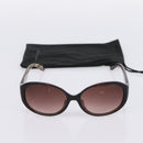 Salvatore Ferragamo Sunglasses Plastic Brown Gold Auth 198828A-13