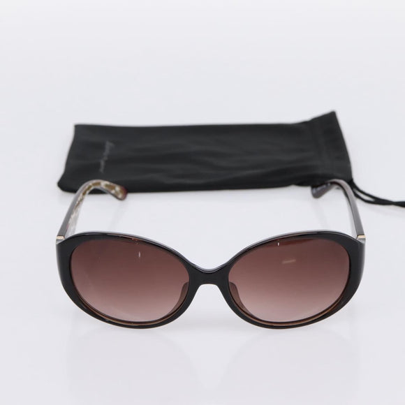 Salvatore Ferragamo Sunglasses Plastic Brown Gold Auth 198828A
