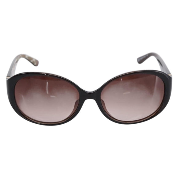 Salvatore Ferragamo Sunglasses Plastic Brown Gold Auth 198828A