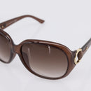 GUCCI Horsebit Sunglasses Plastic Brown Gold Auth 198829A-9