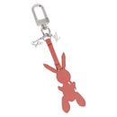 LOUIS VUITTON Rabbit Bag Charm metal Jeff Queens Collaboration Pink Auth 198830M-1