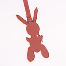 LOUIS VUITTON Rabbit Bag Charm metal Jeff Queens Collaboration Pink Auth 198830M-2